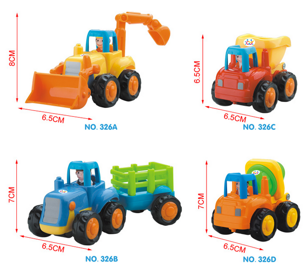 Набор машинок Huile Toys Дружная команда: грузовичек, бетономешалка, трактор, прицеп, экскаватор 326
Набор машинок Huile Toys Дружная команда: грузовичек, бетономешалка, трактор, прицеп, экскаватор 326