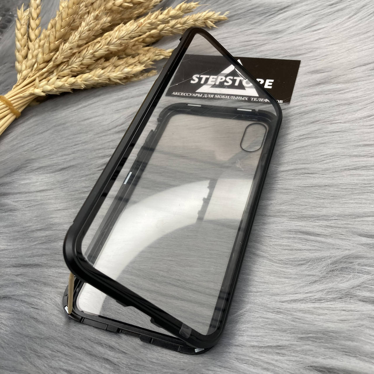 Чехол магнитный 360 для Apple IPhone Xs max 10s max прозрачный противоударный черный металической
Чехол магнитный 360 для Apple IPhone Xs max 10s max прозрачный противоударный черный металической