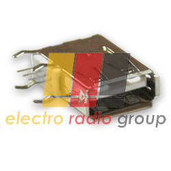 Гнездо USB тип A монтажное, угловое длинное
Гнездо USB тип A монтажное, угловое длинное