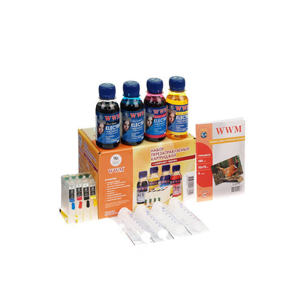 НПК WWM Epson Stylus C91, CX4300, T26/27, TX106/109/117/119, с АО чипами, 4x100 г чернил ELECTRA (RC.T092NU)
НПК WWM Epson Stylus C91, CX4300, T26/27, TX106/109/117/119, с АО чипами, 4x100 г чернил ELECTRA (RC.T092NU)