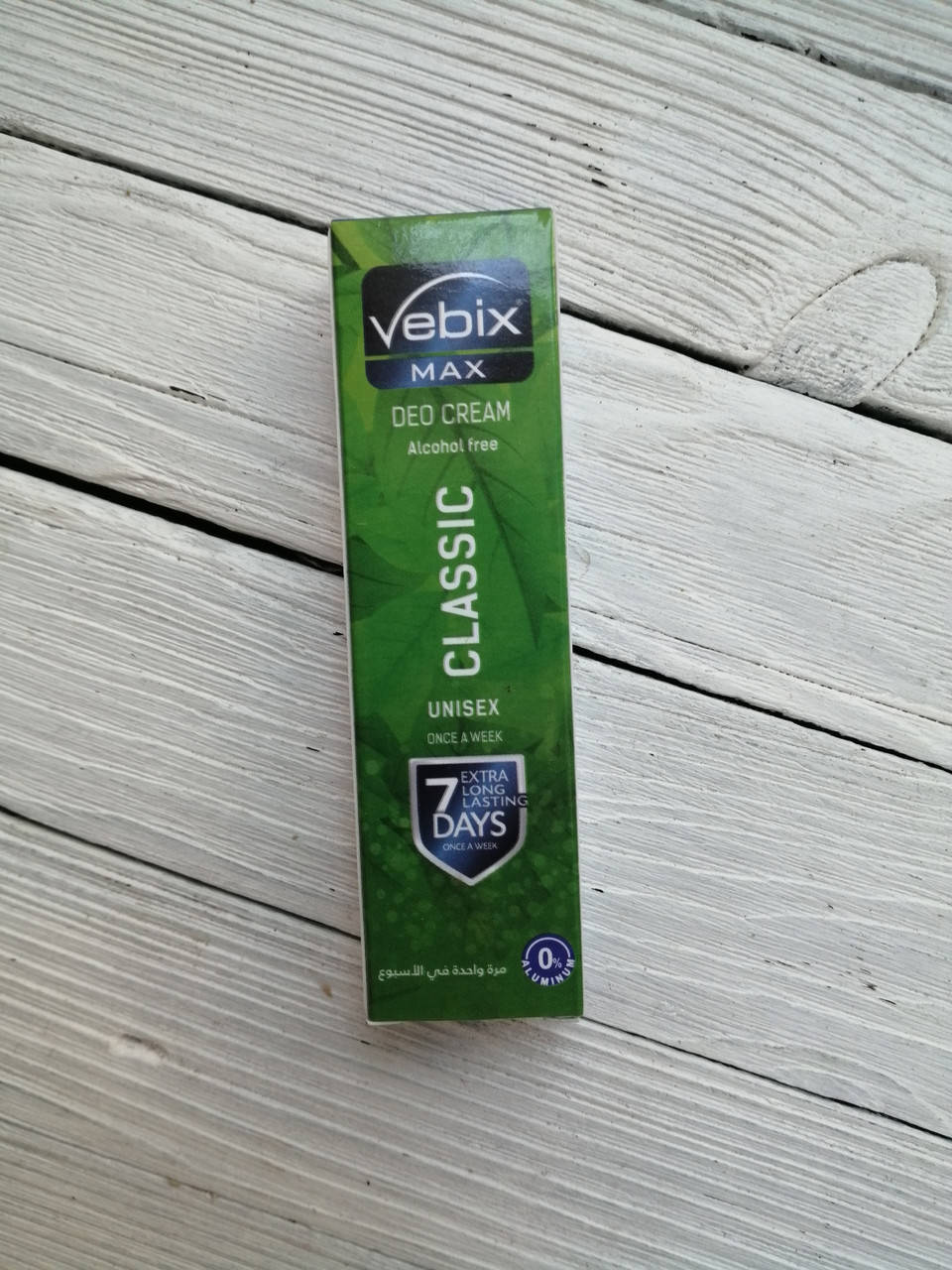 Дезодорант- крем 25 мл VEBIX Deo Cream Max 7 Days (Вебикс део крем 7 дней).Универсальный ,25 мл ,Египет
Дезодорант- крем 25 мл VEBIX Deo Cream Max 7 Days (Вебикс део крем 7 дней).Универсальный ,25 мл ,Египет