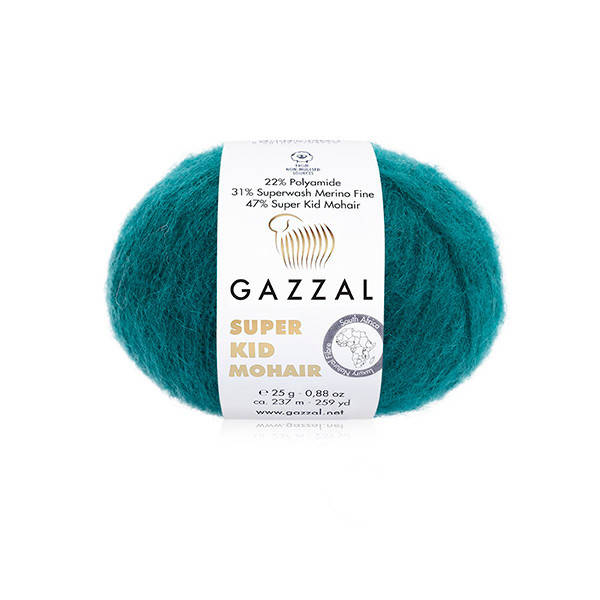 Пряжа " Super Kid Mohair / Супер Кид Мохер" Gazzal Турция - N 64425 изумрудная волна, Фуксия
Пряжа " Super Kid Mohair / Супер Кид Мохер" Gazzal Турция - N 64425 изумрудная волна, Фуксия
