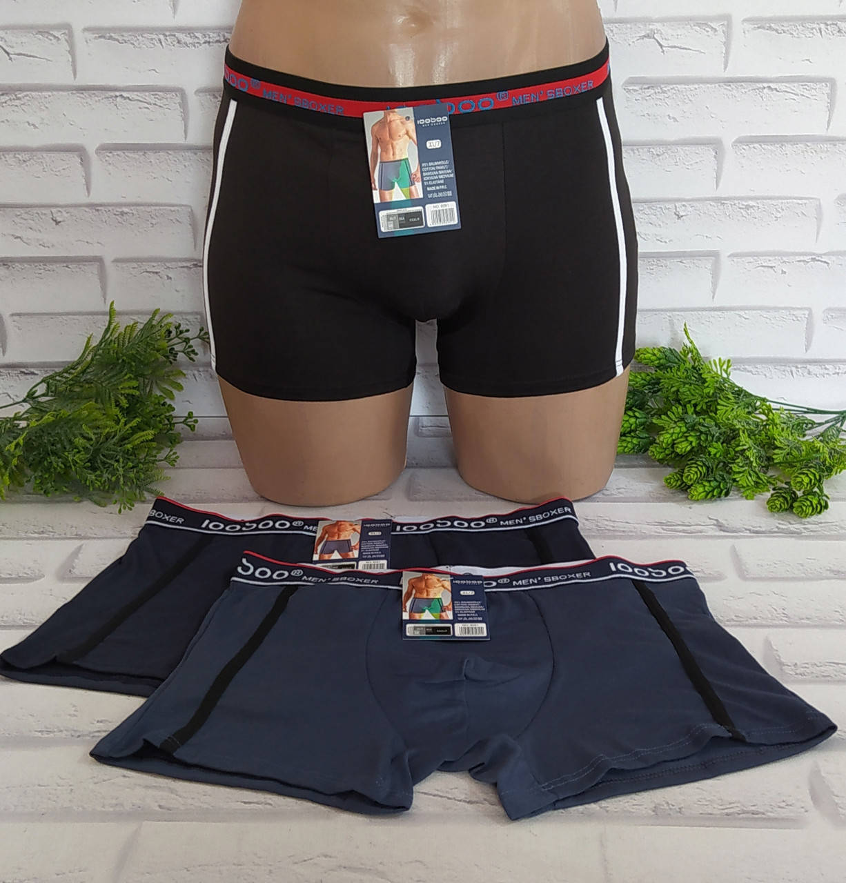 Трусы мужские боксеры ХL (48-50 раз) хлопок Loosoo 8091, Разные цвета
Трусы мужские боксеры ХL (48-50 раз) хлопок Loosoo 8091, Разные цвета