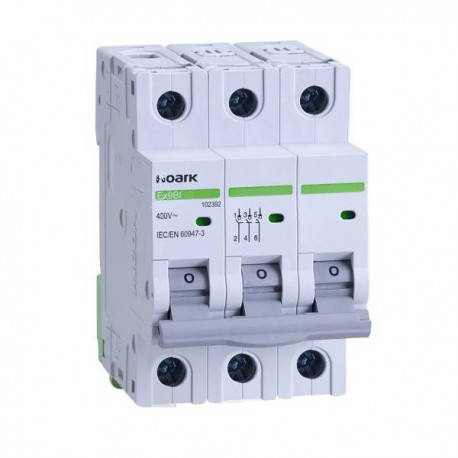 Автоматический выключатель 3Р С50 EX9BS NOARK
Автоматический выключатель 3Р С50 EX9BS NOARK