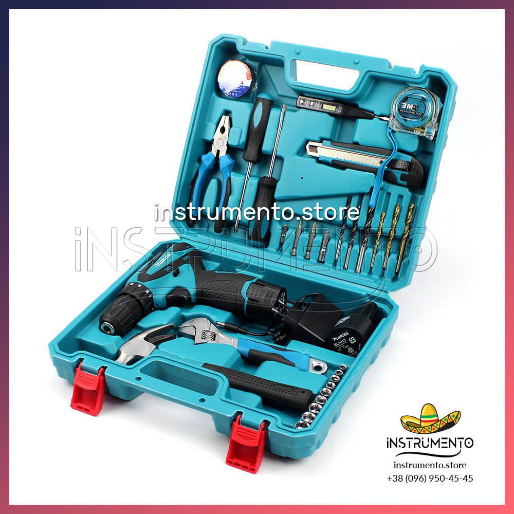 Аккумуляторный шуруповерт Makita DF330DWE (12V, 2AH) с набором инструментов (24 ед.) Макита
Аккумуляторный шуруповерт Makita DF330DWE (12V, 2AH) с набором инструментов (24 ед.) Макита