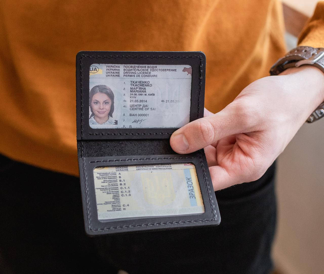 Кожаная обложка на права нового образца_обложка на водительские документы, Коричневый
Кожаная обложка на права нового образца_обложка на водительские документы, Коричневый