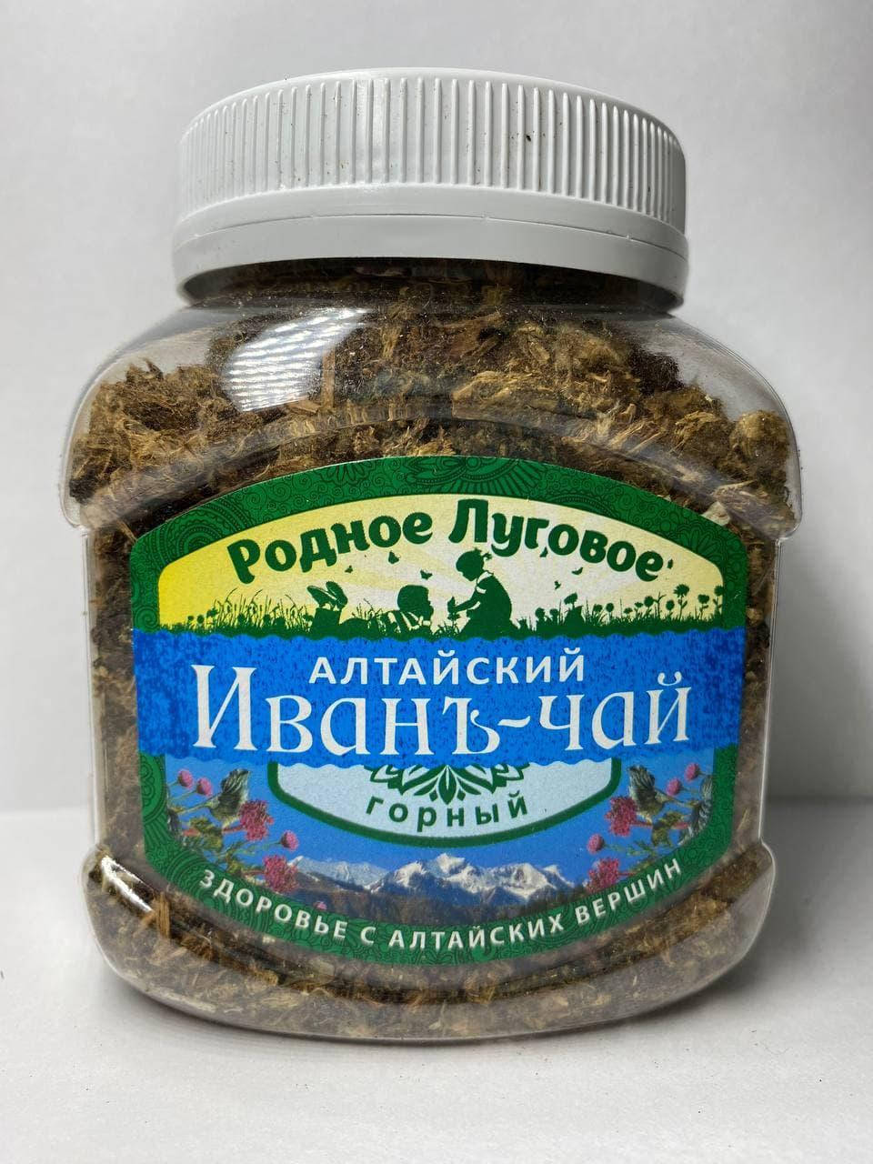 Иван-чай Алтайский "Горный", 110 г, ПЭТ-банка 
Иван-чай Алтайский "Горный", 110 г, ПЭТ-банка