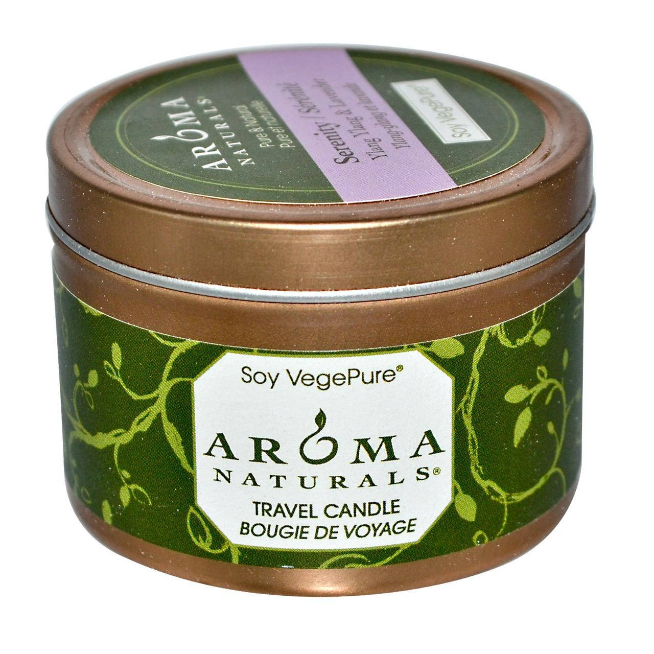 Aroma Naturals, Soy VegePure, свеча для поездок, спокойствие, иланг-иланг и лаванда, 2,8 унции (79,38 г),,
Aroma Naturals, Soy VegePure, свеча для поездок, спокойствие, иланг-иланг и лаванда, 2,8 унции (79,38 г),,