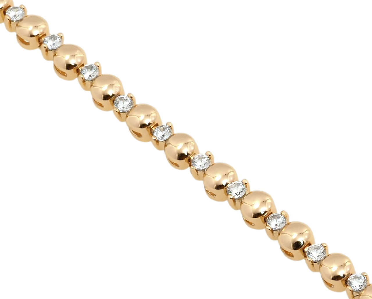 Браслет Xuping Позолота 18K "Дорожка шариков с цирконием" длина с доп.замком 16.5,18.5см х 3мм
Браслет Xuping Позолота 18K "Дорожка шариков с цирконием" длина с доп.замком 16.5,18.5см х 3мм