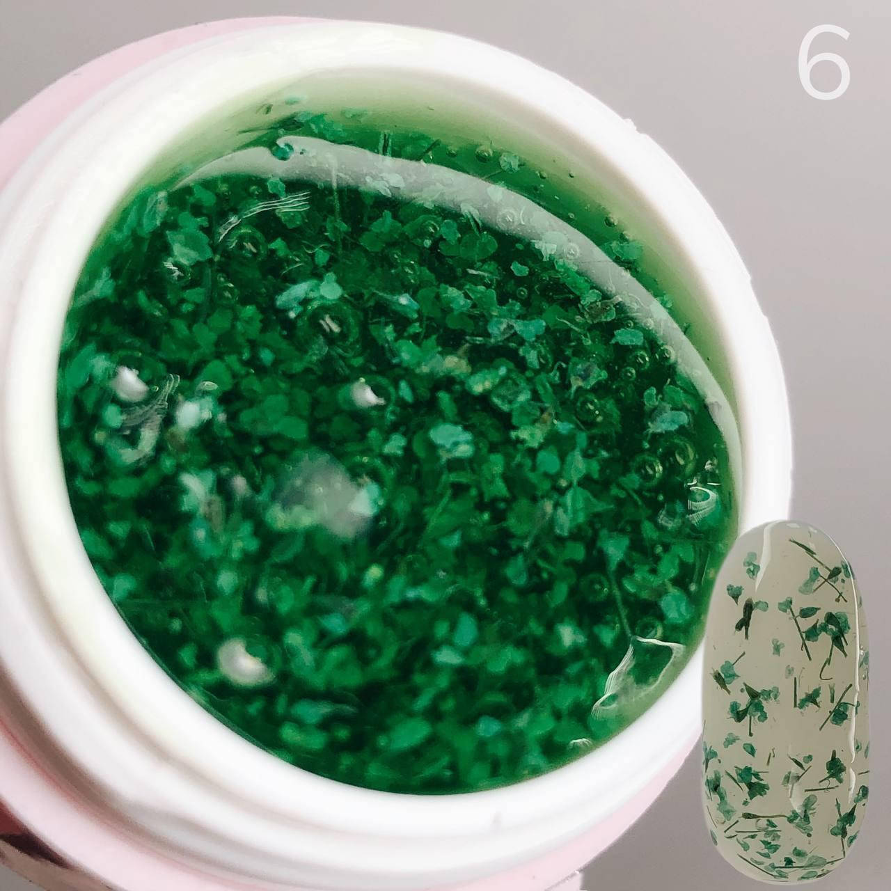 Гель SAGA FLOWER FAIRY GEL №2 С СУХОЦВЕТАМИ, 5мл - Гель с сухоцветами Бирюзовые цветочки для дизайна ногтей №6 Изумруд
Гель SAGA FLOWER FAIRY GEL №2 С СУХОЦВЕТАМИ, 5мл - Гель с сухоцветами Бирюзовые цветочки для дизайна ногтей №6 Изумруд
