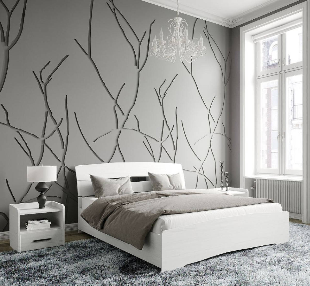 Кровать двуспальная Эверест Марго с двумя тумбами нимфеяа альба Белый
Кровать двуспальная Эверест Марго с двумя тумбами нимфеяа альба Белый