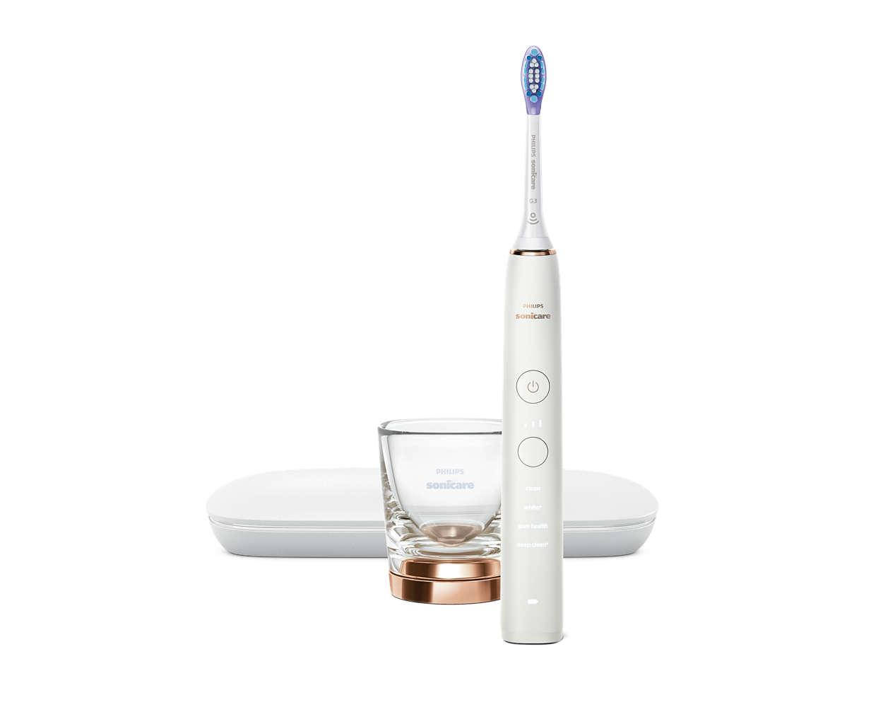 Электрическая звуковая зубная щетка PHILIPS Sonicare DiamondClean Smart 9000 HX9911/94 Rose Gold
Электрическая звуковая зубная щетка PHILIPS Sonicare DiamondClean Smart 9000 HX9911/94 Rose Gold