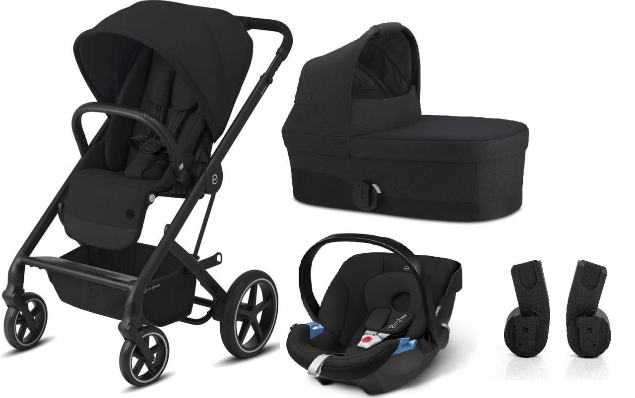 Коляска Cybex Balios S Lux 3 в 1 / Deep Black Автокресло Aton Pure Black + Адапторы
Коляска Cybex Balios S Lux 3 в 1 / Deep Black Автокресло Aton Pure Black + Адапторы