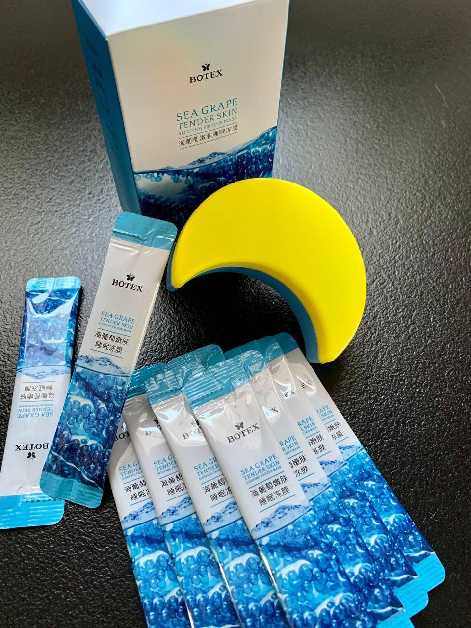 Набор ночных масок с морским виноградом SEA GRAPE TENDER SKIN SLEEPING FROZEN MASK, 20 шт*4 гр, BOTEX
Набор ночных масок с морским виноградом SEA GRAPE TENDER SKIN SLEEPING FROZEN MASK, 20 шт*4 гр, BOTEX