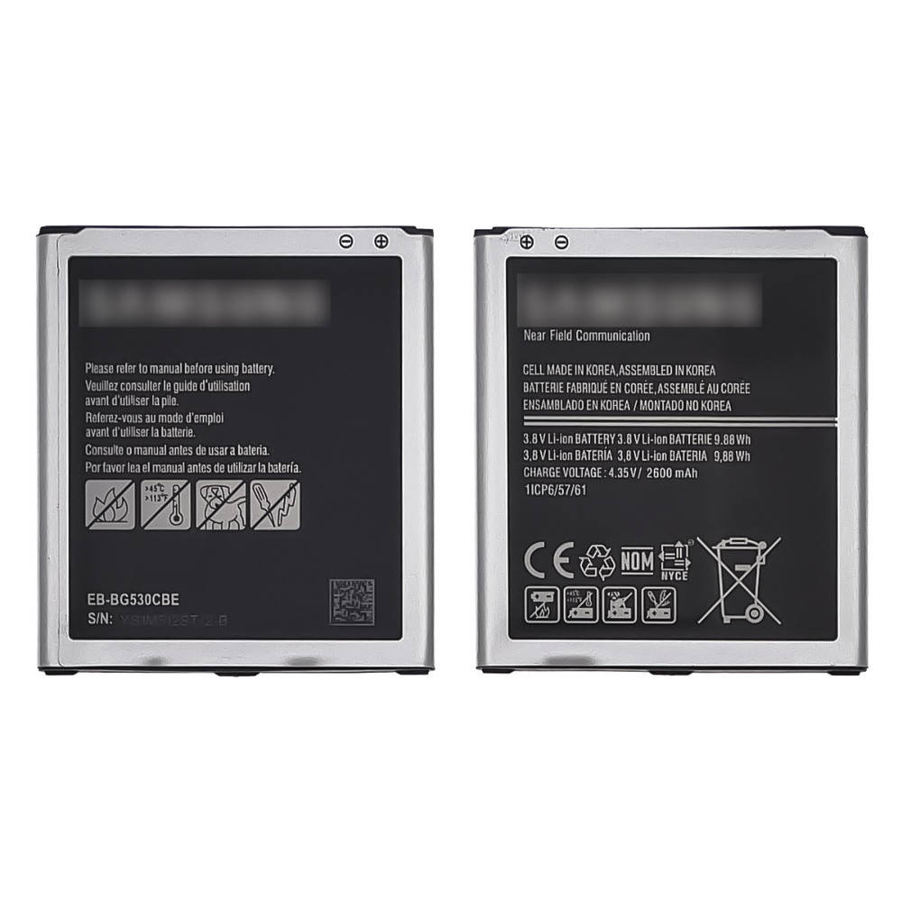 Аккумулятор (батарея) EB-BG530BBE/ EB-BG530BBC для Samsung G530/ G531H/ G532F/ J500 J5/ J320H J3/ J250F J2
Аккумулятор (батарея) EB-BG530BBE/ EB-BG530BBC для Samsung G530/ G531H/ G532F/ J500 J5/ J320H J3/ J250F J2