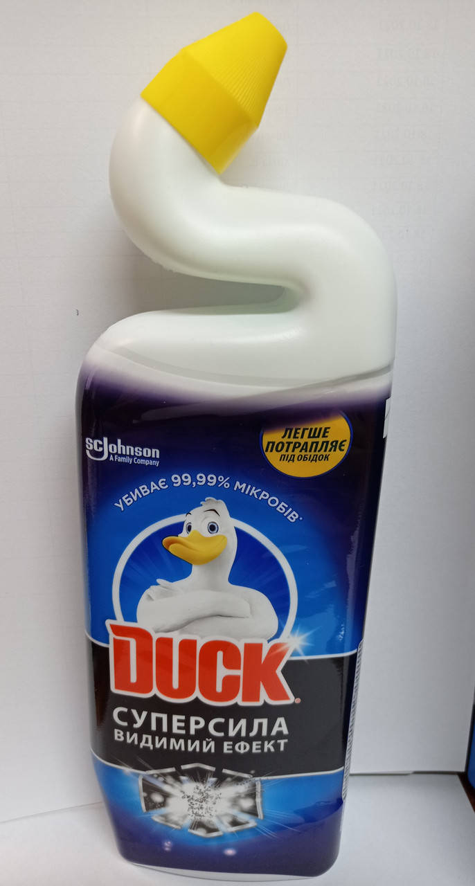 Засіб для чищення туалета Duck(Туалетне Каченя) в асортименті 500мл
Засіб для чищення туалета Duck(Туалетне Каченя) в асортименті 500мл