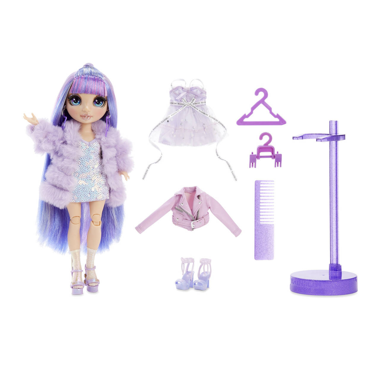 Кукла Рейнбоу Хай Вайолет Уиллоу Rainbow High Violet Willow - Purple Clothes Fashion Doll
Кукла Рейнбоу Хай Вайолет Уиллоу Rainbow High Violet Willow - Purple Clothes Fashion Doll