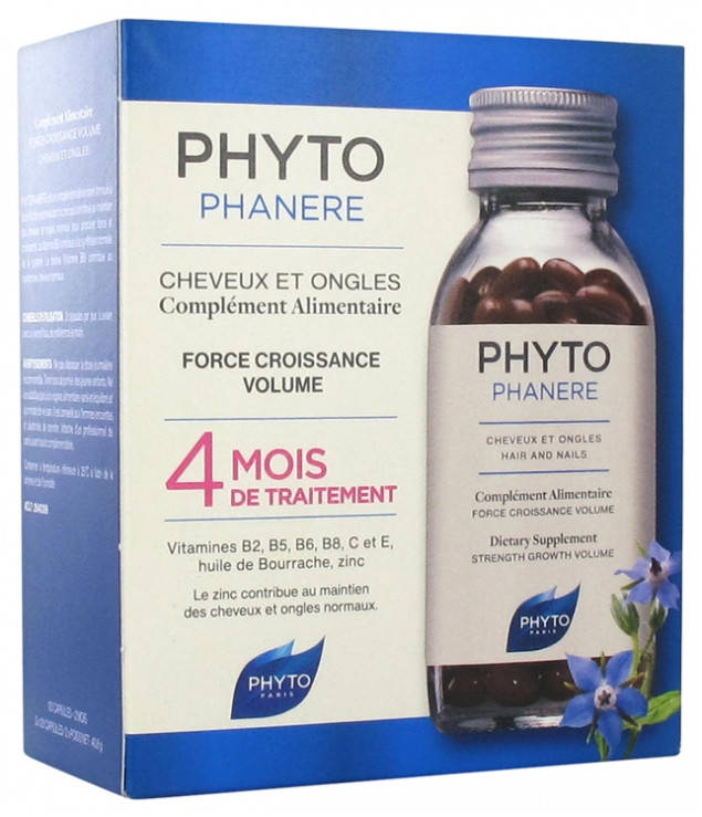 Набор из двух баночек Фитофаньер Витамины для волос и ногтей Phyto Phytophanere 2х120 капсул
Набор из двух баночек Фитофаньер Витамины для волос и ногтей Phyto Phytophanere 2х120 капсул