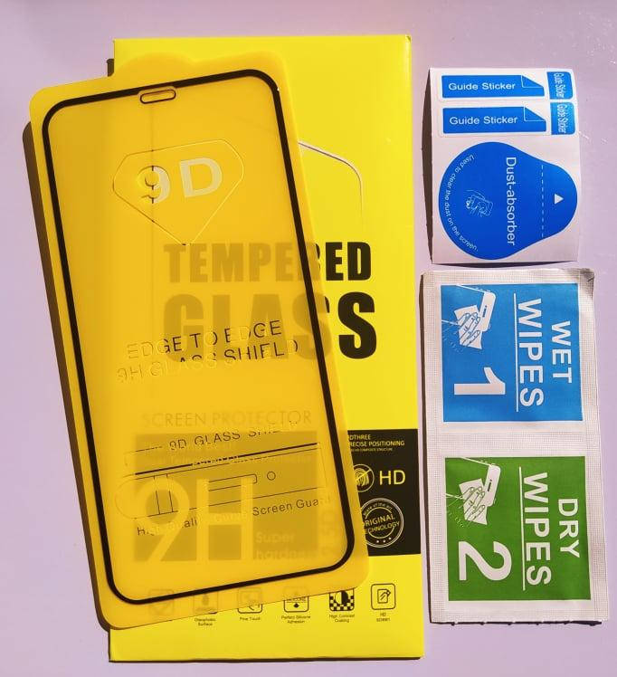 Защитное стекло iPhone 11/XR (Full Glue 9D), Черный 
Защитное стекло iPhone 11/XR (Full Glue 9D), Черный
