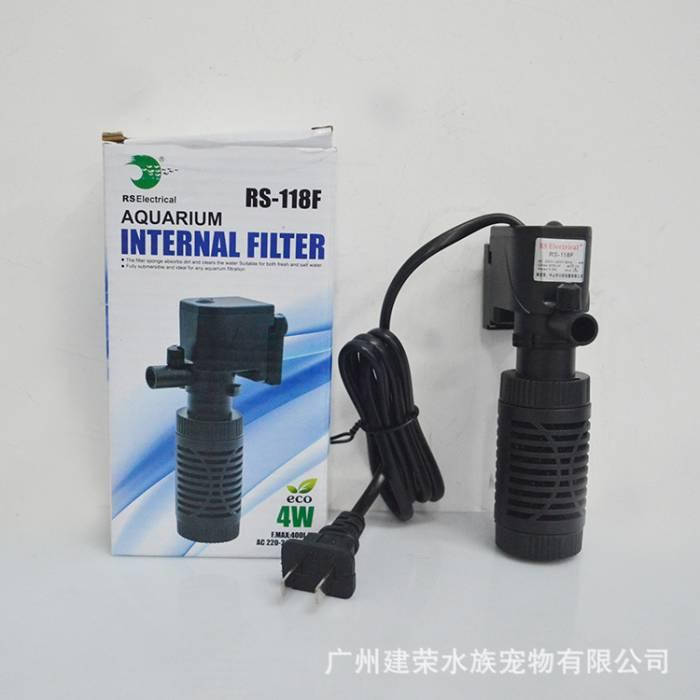 Погружной аквариумный фильтр RS-118F 4W 400л/ч.
Погружной аквариумный фильтр RS-118F 4W 400л/ч.