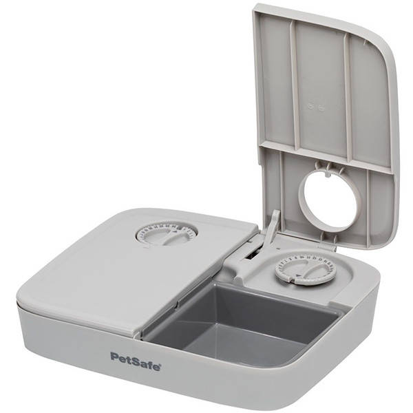 PetSafe Automatic 2 Meal Pet feader автоматическая кормушка для котов и собак с таймером на 2 порции, Серый
PetSafe Automatic 2 Meal Pet feader автоматическая кормушка для котов и собак с таймером на 2 порции, Серый