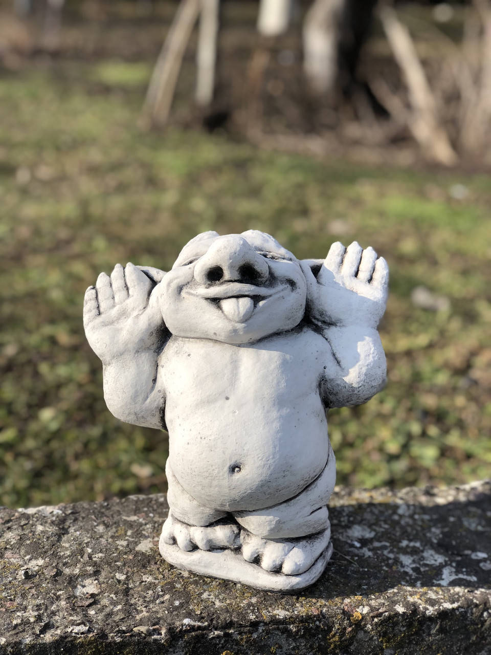 Садовая фигура, скульптура, статуэтка веселый Тролль Troll для декора из цемента, ручной работы 25 см, Серый
Садовая фигура, скульптура, статуэтка веселый Тролль Troll для декора из цемента, ручной работы 25 см, Серый