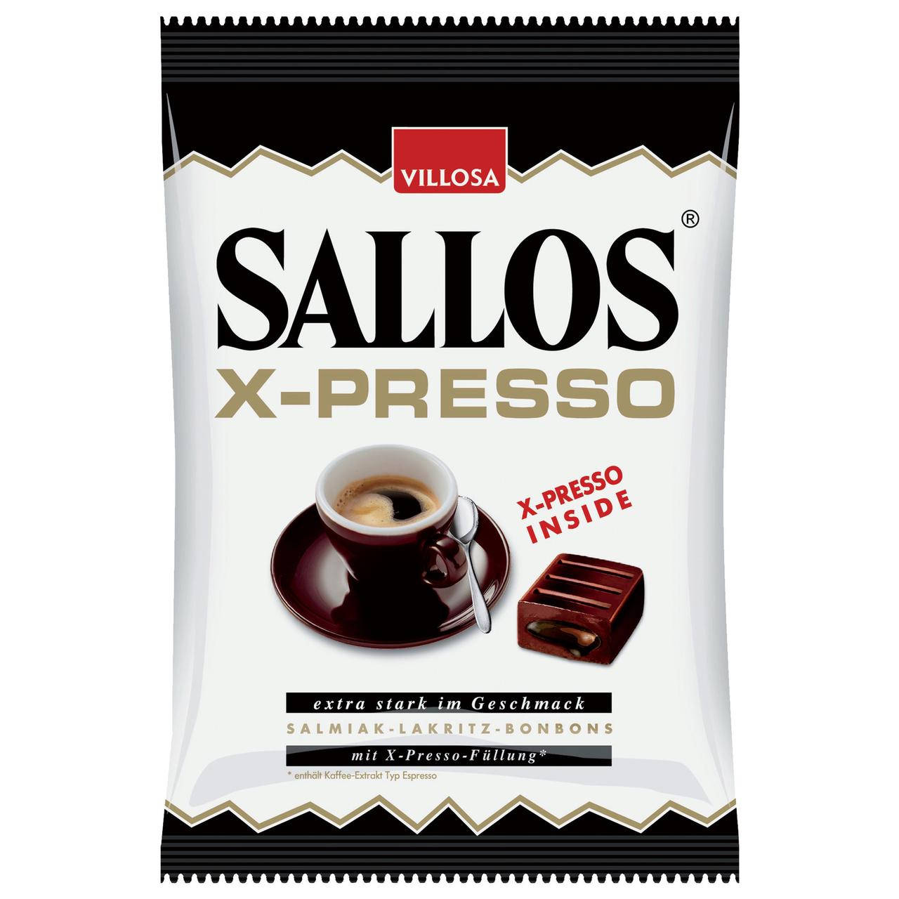 Лакрица Villosa Sallos Xpresso Lakritz 150 g 
Лакрица Villosa Sallos Xpresso Lakritz 150 g