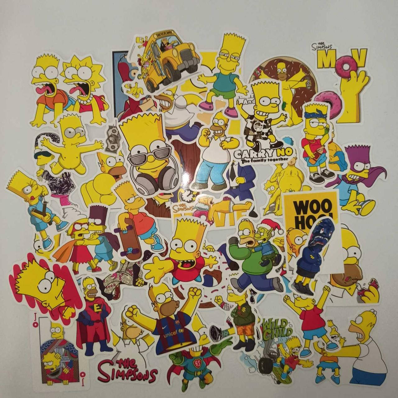 Набор виниловых наклеек стикеров Симпсоны Simpson Барт №3 Стикербомбинг на авто телефон ноутбук стену 50 шт
Набор виниловых наклеек стикеров Симпсоны Simpson Барт №3 Стикербомбинг на авто телефон ноутбук стену 50 шт