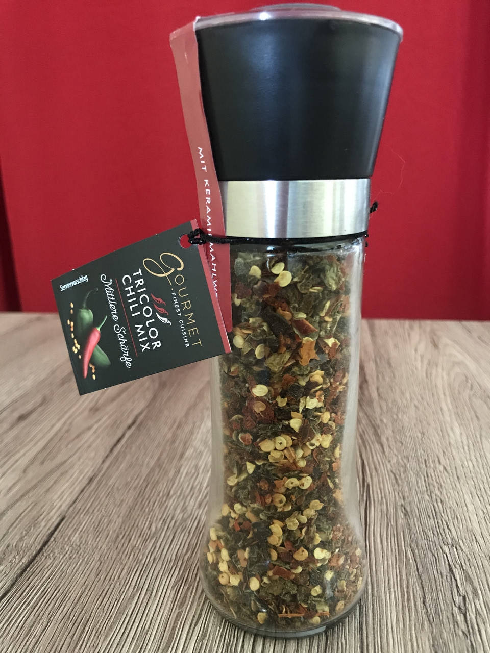 Мікс перців Gourmet Tricolor Chili Mix в багаторазової млині (середньо гострий), 60г.
Мікс перців Gourmet Tricolor Chili Mix в багаторазової млині (середньо гострий), 60г.