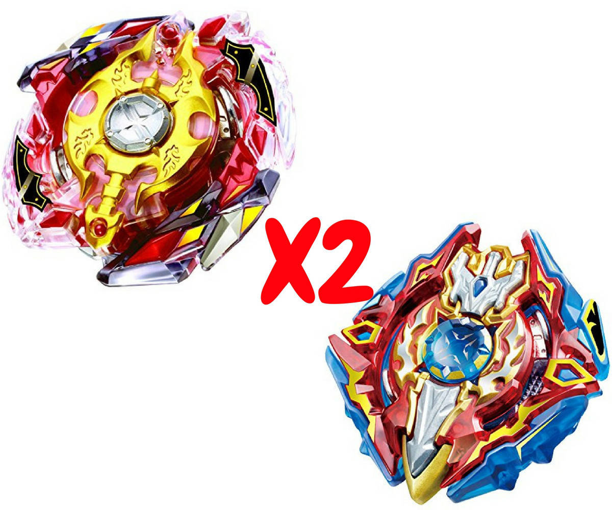 Набор Волчков BEYBLADE (Бейблейд) Волчок Sieg Xcalibur VS Legend Spriggan 3 сезон с пусковыми устройствами
Набор Волчков BEYBLADE (Бейблейд) Волчок Sieg Xcalibur VS Legend Spriggan 3 сезон с пусковыми устройствами