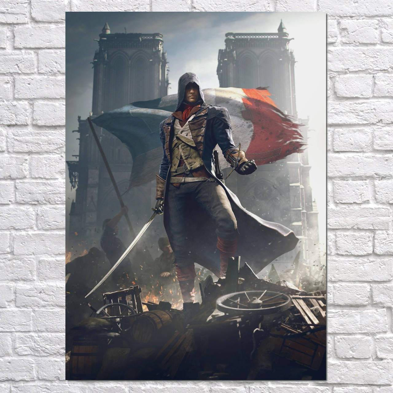 Постер "Ассассин с флагом". Assassins Creed: Unity. Кредо Убийцы: Единство. Размер 60x43см (A2). Глянцевая
Постер "Ассассин с флагом". Assassins Creed: Unity. Кредо Убийцы: Единство. Размер 60x43см (A2). Глянцевая