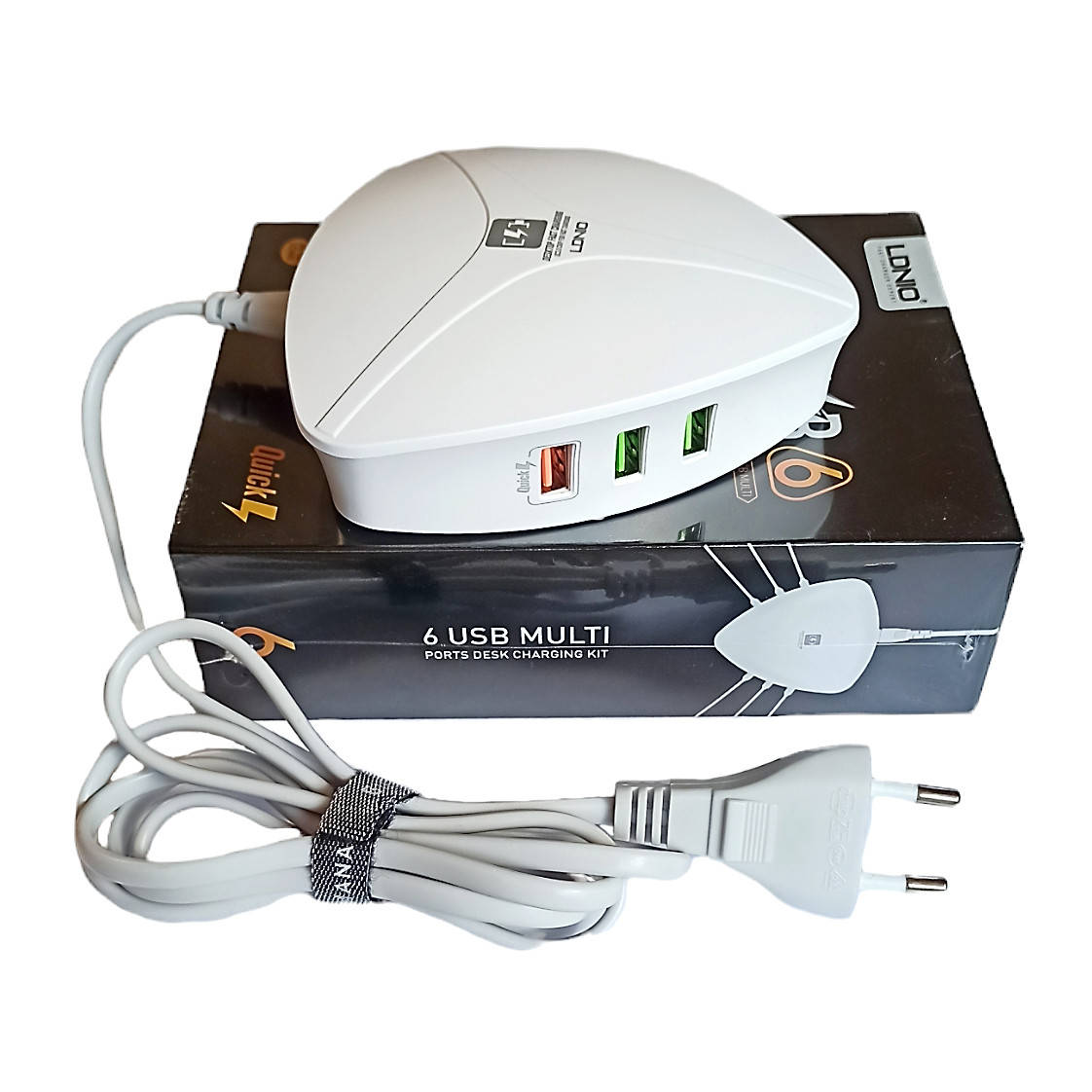 Сетевое зарядное устройство Ldnio A6801, 6USB, QC3.0, 8A, 40W. Адаптер сетевой с быстрой зарядкой, Белый
Сетевое зарядное устройство Ldnio A6801, 6USB, QC3.0, 8A, 40W. Адаптер сетевой с быстрой зарядкой, Белый
