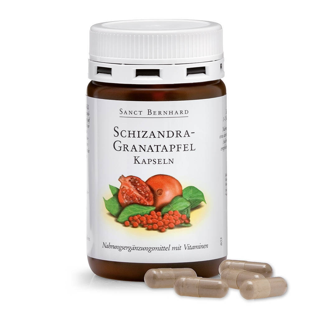 Sanct Bernhard - Экстракт лимонника китайского и Гранату «Schizandra-Granatapfe», 90 капсул
Sanct Bernhard - Экстракт лимонника китайского и Гранату «Schizandra-Granatapfe», 90 капсул