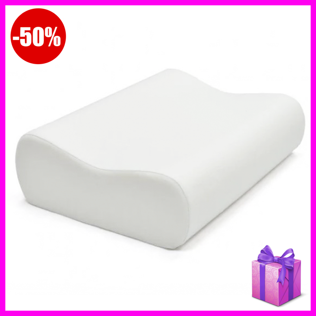 Ортопедическая подушка для сна Memory Pillow с памятью, эргономическая подушка для сна, Белый
Ортопедическая подушка для сна Memory Pillow с памятью, эргономическая подушка для сна, Белый