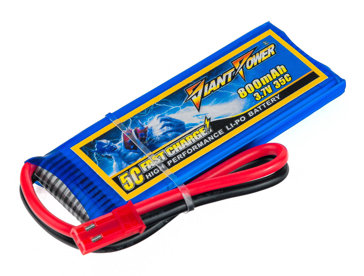 ⚡ Аккумулятор для детских игрушек Giant Power Li-Pol 800mAh 3.7V 1S 35C 6.5x25x65мм JST (AN)
⚡ Аккумулятор для детских игрушек Giant Power Li-Pol 800mAh 3.7V 1S 35C 6.5x25x65мм JST (AN)