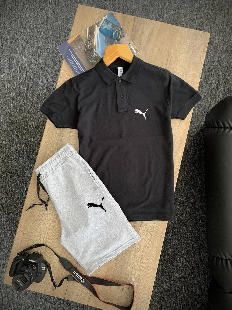 Мужской летний набор Puma футболка поло + шорты, цвет черный, белый, серый | Спортивный костюм мужской летний, Разные цвета
Мужской летний набор Puma футболка поло + шорты, цвет черный, белый, серый | Спортивный костюм мужской летний, Разные цвета