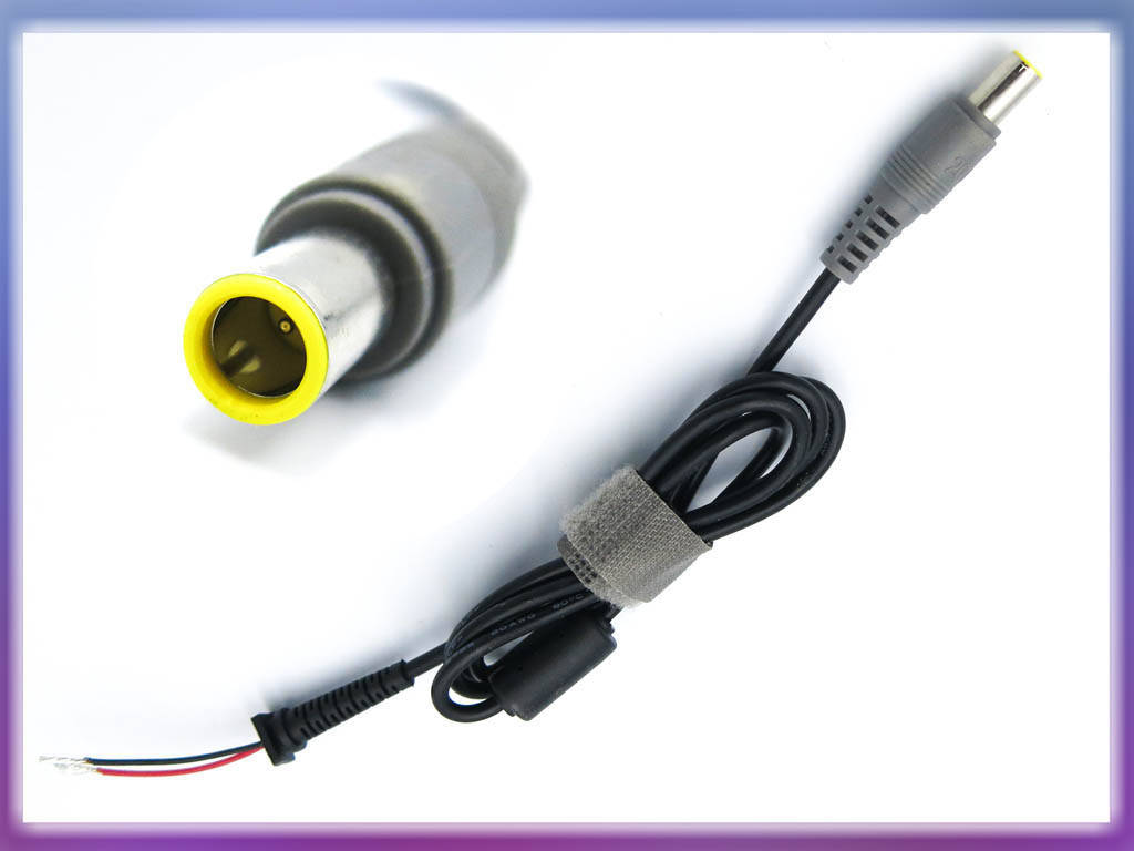 DC кабель (7.9*5.5+Pin) для Lenovo (IBM) (65W - 120W). От блока питания к ноутбуку. Кабель с ферритовым
DC кабель (7.9*5.5+Pin) для Lenovo (IBM) (65W - 120W). От блока питания к ноутбуку. Кабель с ферритовым