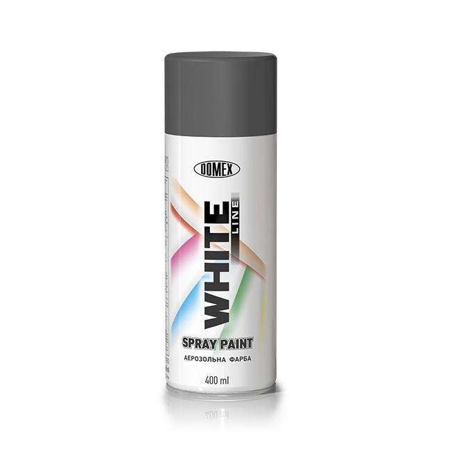 Акриловая аэрозольная краска Domex White Line RAL7016 Темно-серая 400 мл, Темно-серый
Акриловая аэрозольная краска Domex White Line RAL7016 Темно-серая 400 мл, Темно-серый