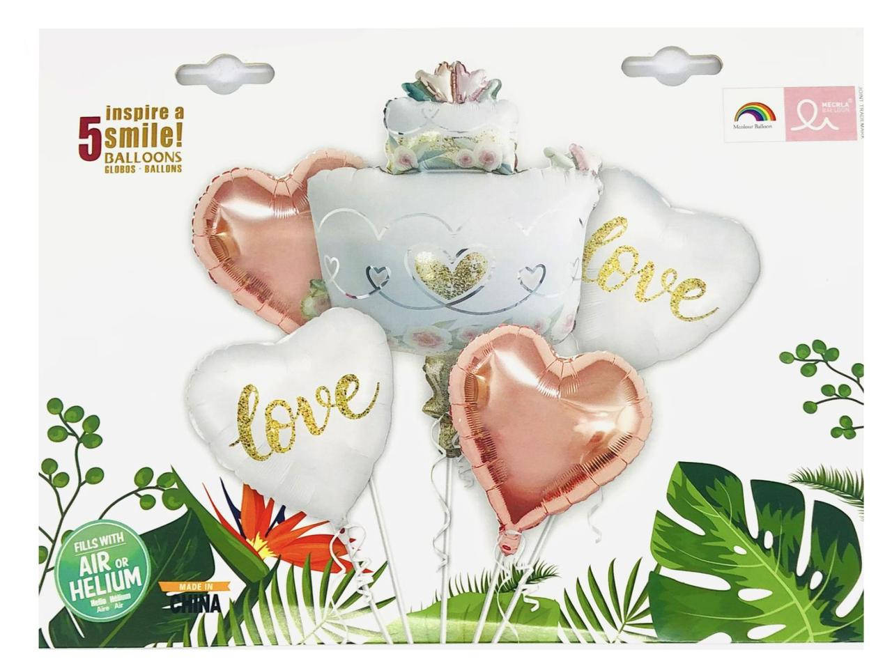 Набір тематичних куль "Love". В упак:5шт.
Набір тематичних куль "Love". В упак:5шт.