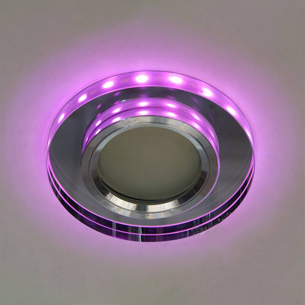 Точечный светильник со встроенной LED подсветко (розовый + белый холодный цвет) под лампочкСветМира D-7124WH+
Точечный светильник со встроенной LED подсветко (розовый + белый холодный цвет) под лампочкСветМира D-7124WH+
