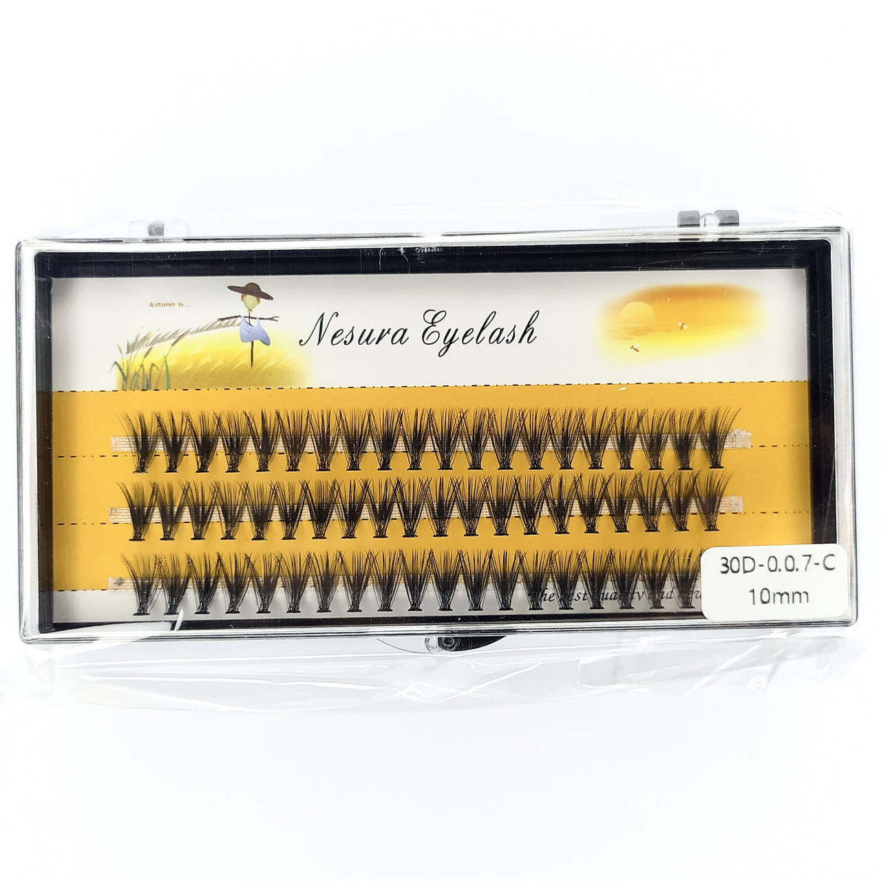 Ресницы Nesura Eyelash 30D, 10 мм, изгиб D, 0,07, 60 пучков Несура ресницы пучками, пучковые, Черный
Ресницы Nesura Eyelash 30D, 10 мм, изгиб D, 0,07, 60 пучков Несура ресницы пучками, пучковые, Черный