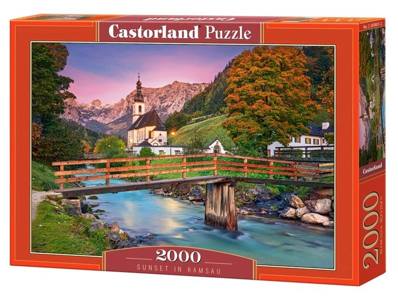 Пазлы 2000 элементов "Закат в Рамзау", C~200801 | Castorland 
Пазлы 2000 элементов "Закат в Рамзау", C~200801 | Castorland