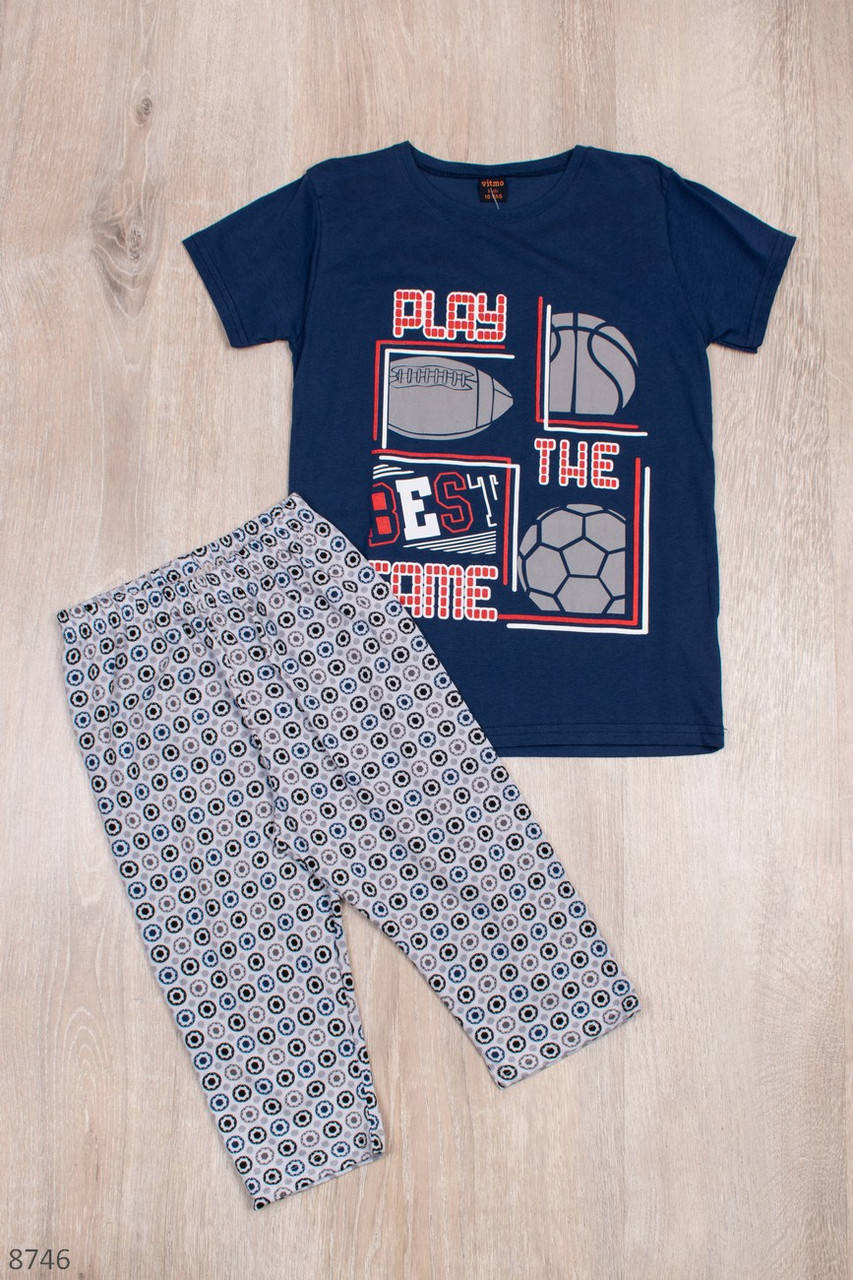 Пижама для мальчика рост 140-152 (10-12 лет) Турция, Разные цвета 
Пижама для мальчика рост 140-152 (10-12 лет) Турция, Разные цвета