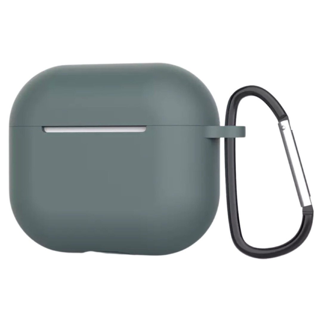 Силиконовый чехол с карабином для AirPods 3 (2021) (на аирподс 3) серо-зеленый, Разные цвета
Силиконовый чехол с карабином для AirPods 3 (2021) (на аирподс 3) серо-зеленый, Разные цвета