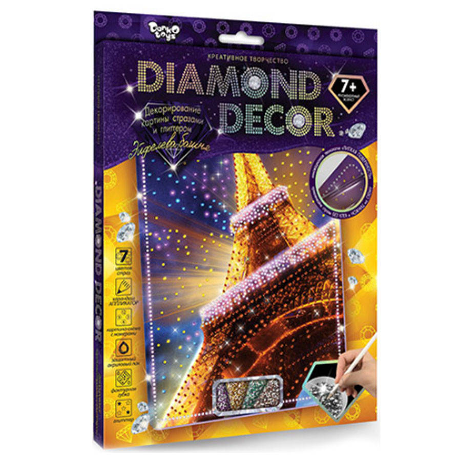 Набор алмазная картина«"Париж, эйфелева башня"Diamond Decor",частичная выкладка,мозаика 5d,27х22 см
Набор алмазная картина«"Париж, эйфелева башня"Diamond Decor",частичная выкладка,мозаика 5d,27х22 см