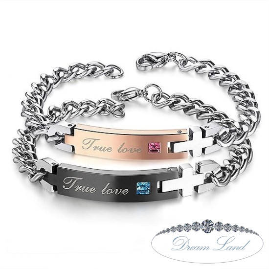 Парные браслеты для влюбленных из нержавеющей медицинской стали "Благодать" 
Парные браслеты для влюбленных из нержавеющей медицинской стали "Благодать"