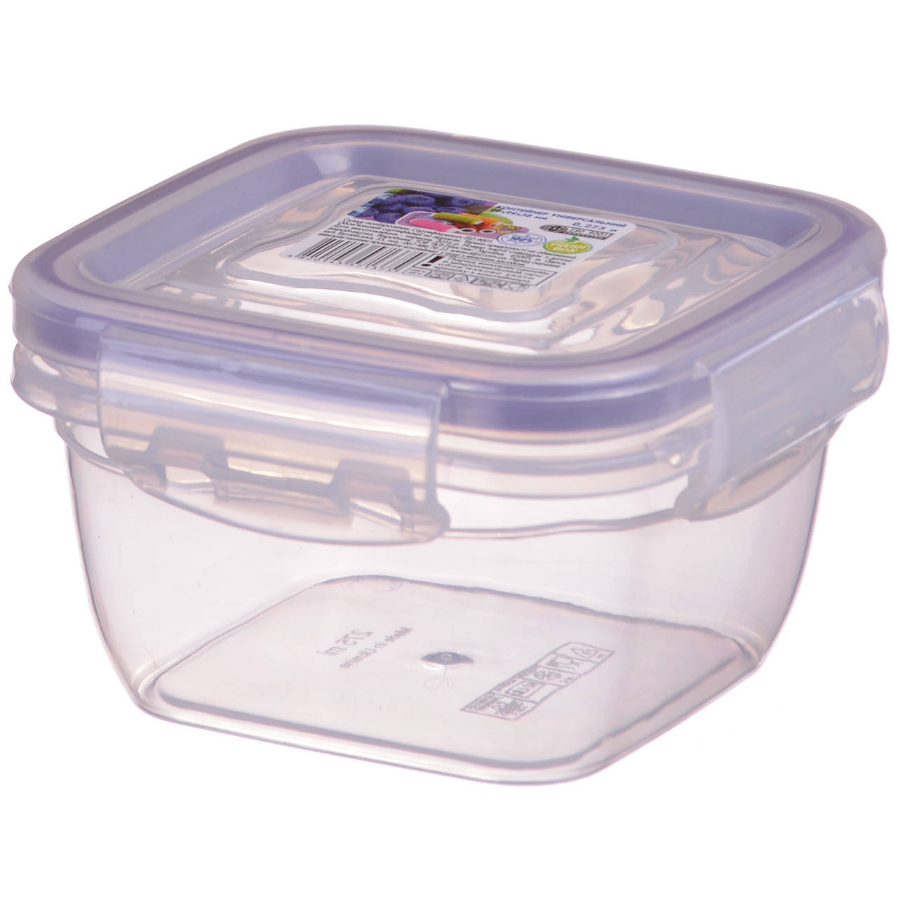 Контейнер для хранения Al-Plastic FreshBox с герметической крышкой 0,275л 9,9х9,9 см h5,8 см полипропилен
Контейнер для хранения Al-Plastic FreshBox с герметической крышкой 0,275л 9,9х9,9 см h5,8 см полипропилен