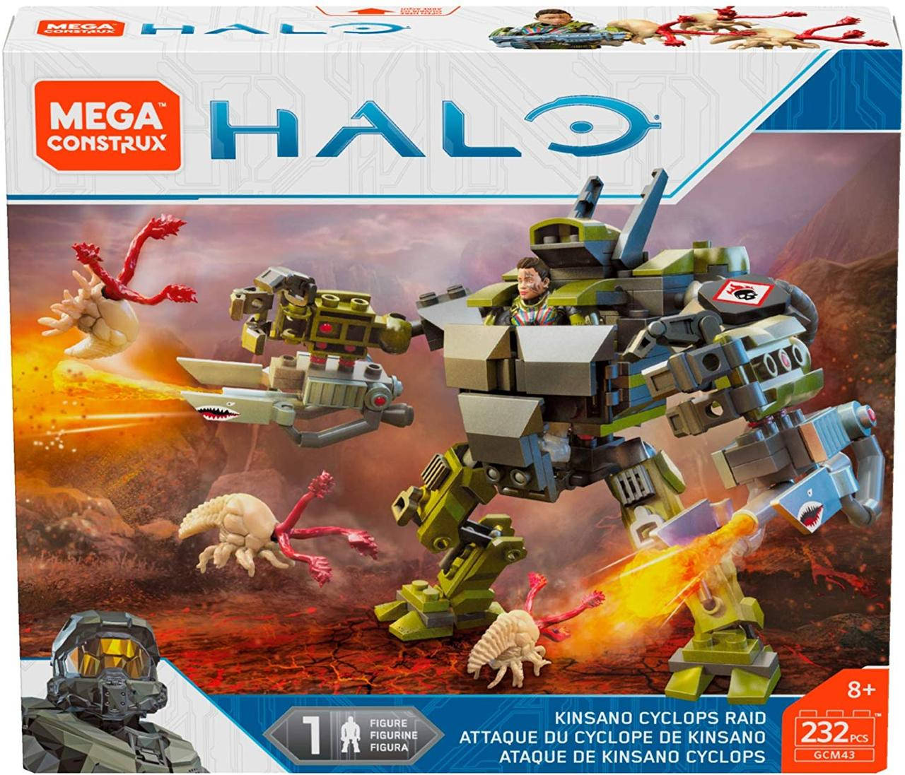 Оригинальный конструктор Мега Блокс Halo "Циклоп" Кинсано Mega Bloks Mega Construx Kinsano Cyclops GCM43
Оригинальный конструктор Мега Блокс Halo "Циклоп" Кинсано Mega Bloks Mega Construx Kinsano Cyclops GCM43