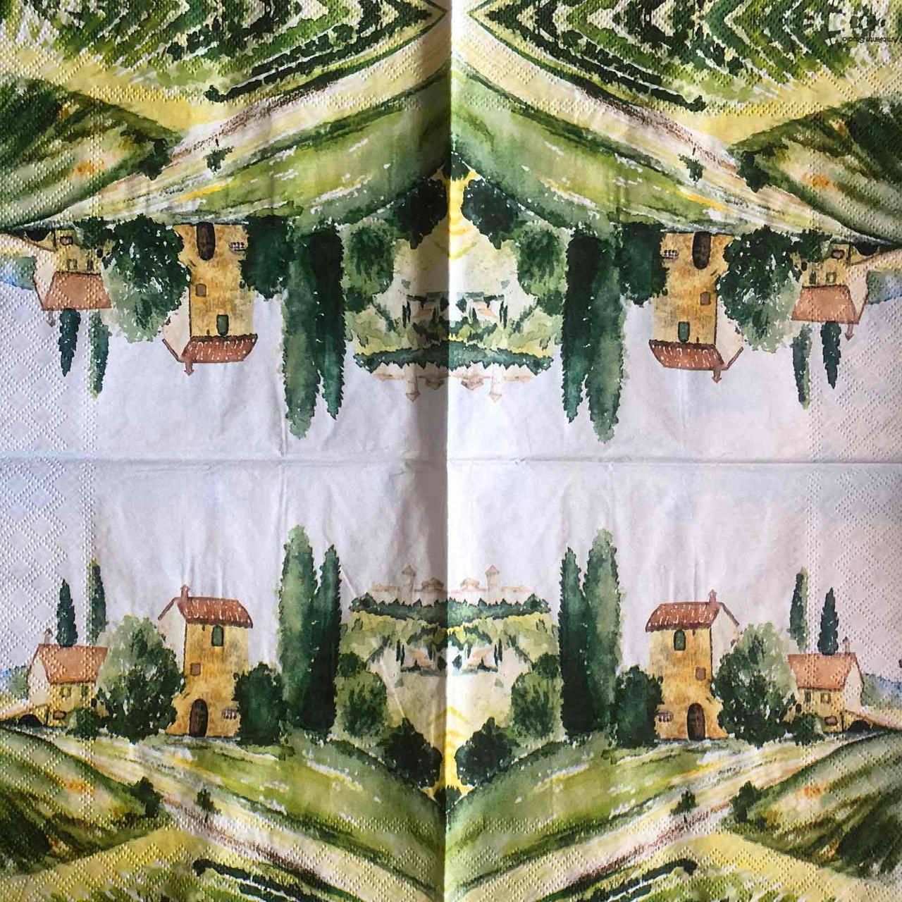Салфетка декупажная 33x33 см 17 " Природа пейзаж Дома деревья Лес Дорога Поле Зелень " Серветка для декупажу
Салфетка декупажная 33x33 см 17 " Природа пейзаж Дома деревья Лес Дорога Поле Зелень " Серветка для декупажу