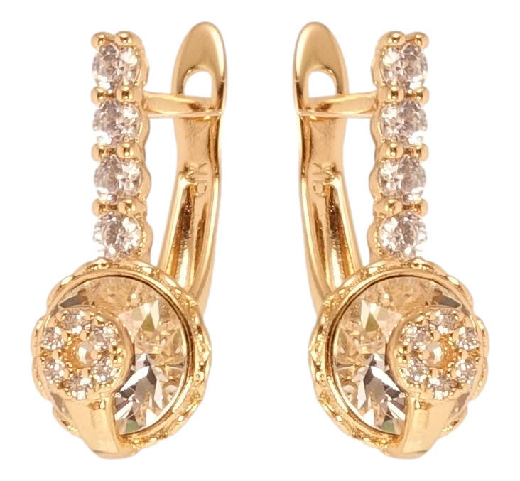 Серьги Xuping Позолота 18K с кр-ми Swarovski английский замок "Кристалл Clear на дорожке циркония"
Серьги Xuping Позолота 18K с кр-ми Swarovski английский замок "Кристалл Clear на дорожке циркония"